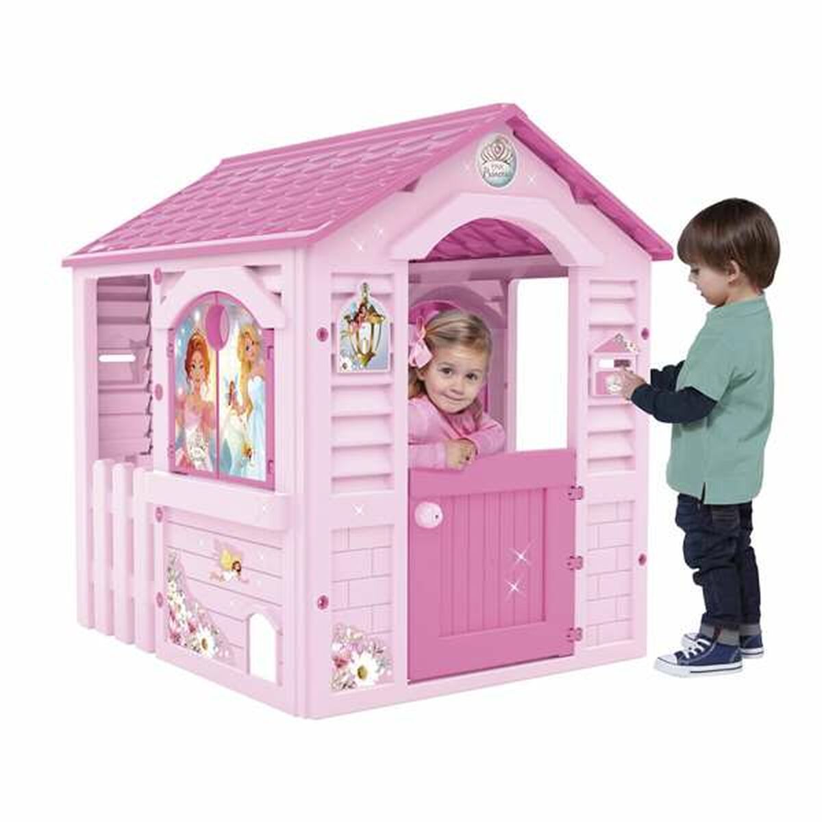 Casa da Gioco per Bambini Chicos Pink Princess 94 x 103 x 104 cm Rosa - Image 5