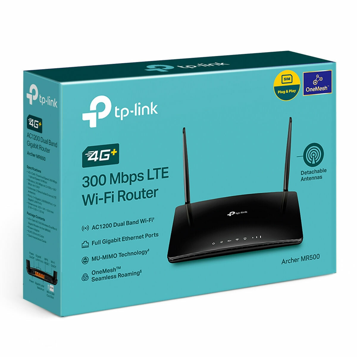 Router TP-Link MR500 Bianco Nero Wi-Fi 5 GHz RJ45 Ethernet LAN - Image 5