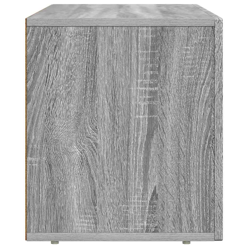 vidaXL Meuble TV Gris Sonoma 80 x 35 x 40 cm Bois d'ingénierie - Image 6