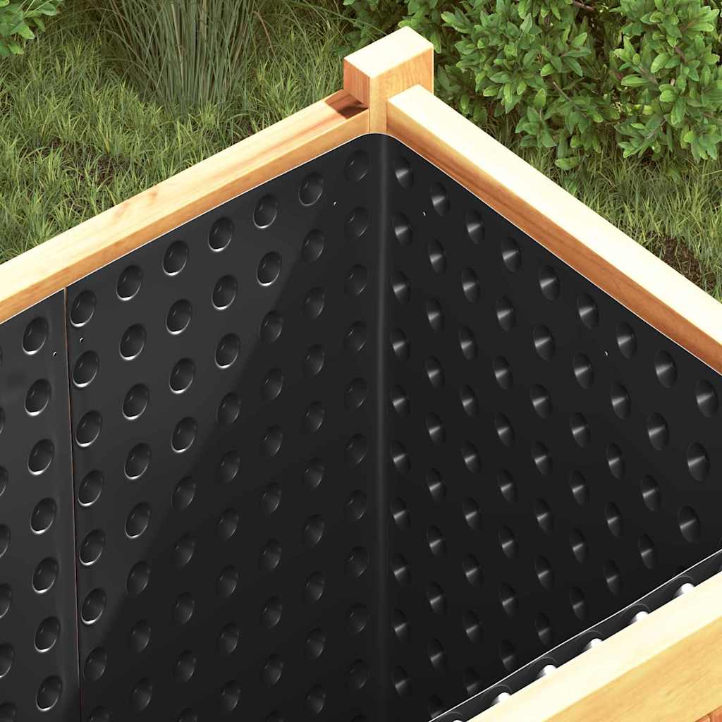 vidaXL Feuille de drainage Noir 1 x 10 m HDPE