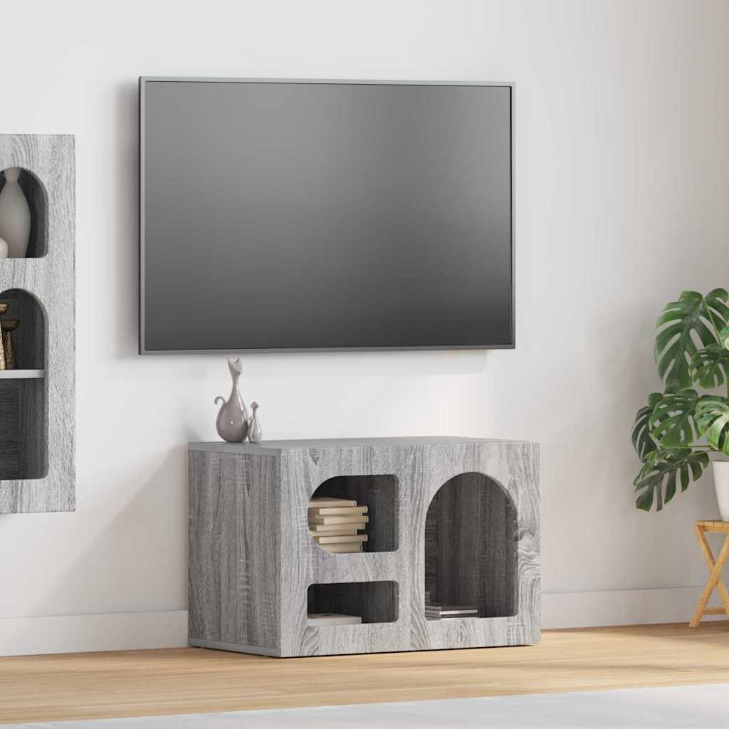 vidaXL Mueble de TV Gris Sonoma 60 x 35 x 40 cm Madera de ingeniería