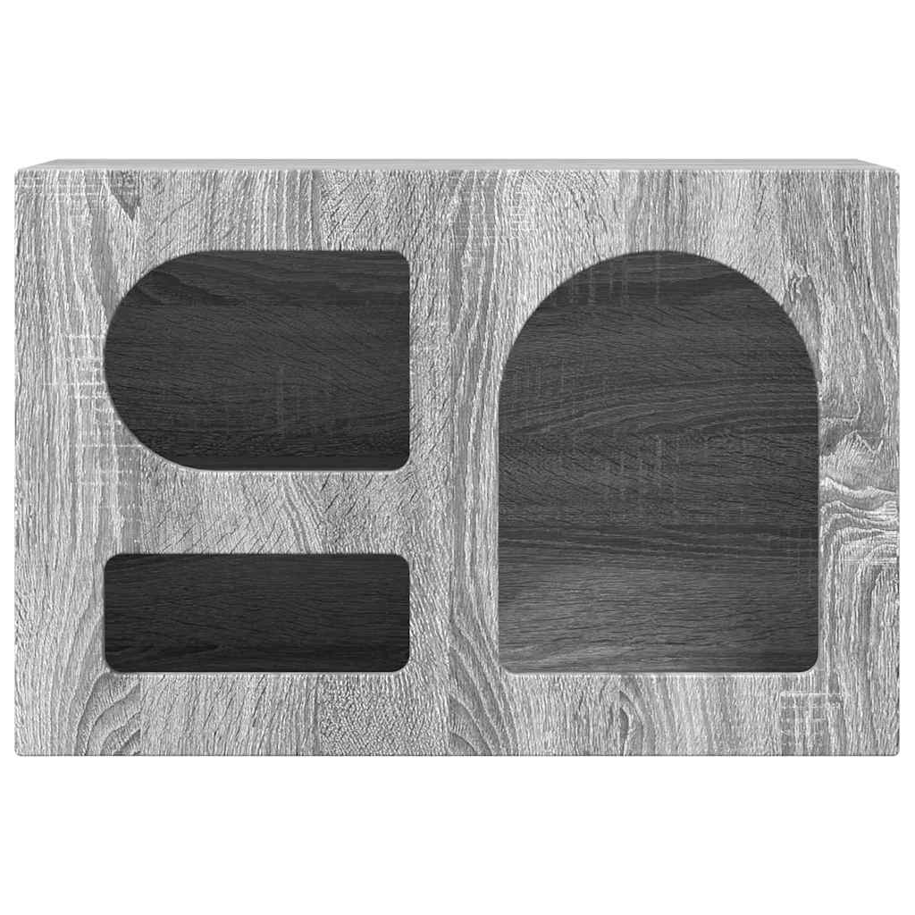 vidaXL Mueble de TV Gris Sonoma 60 x 35 x 40 cm Madera de ingeniería - Image 5