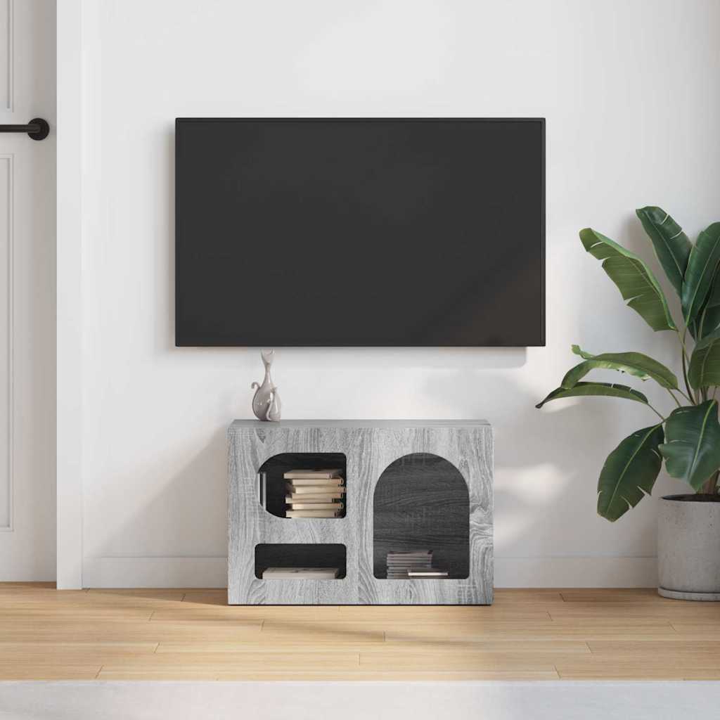vidaXL Mueble de TV Gris Sonoma 60 x 35 x 40 cm Madera de ingeniería - Image 4