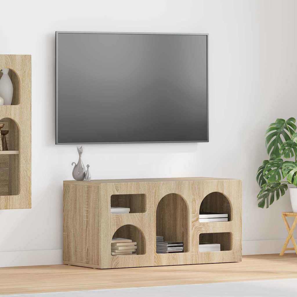 vidaXL Mueble de TV Roble Sonoma 80 x 35 x 40 cm Madera de ingeniería