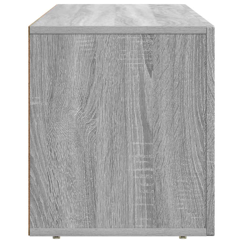 vidaXL Mueble de TV Gris Sonoma 100 x 35 x 40 cm Madera de ingeniería - Image 6