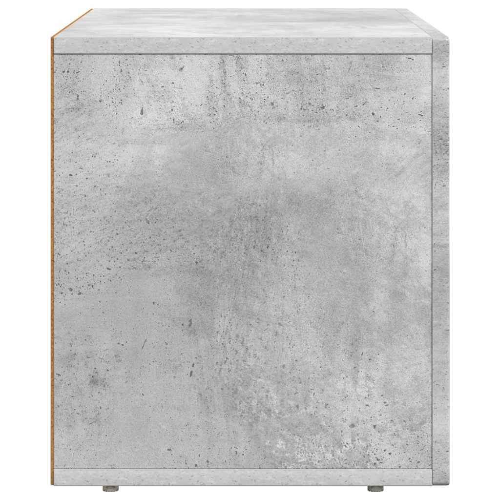 vidaXL Mueble de TV Gris Concreto 60 x 35 x 40 cm Madera de ingeniería - Image 6