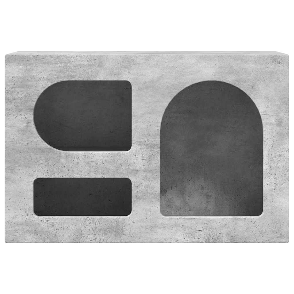 vidaXL Mueble de TV Gris Concreto 60 x 35 x 40 cm Madera de ingeniería - Image 5