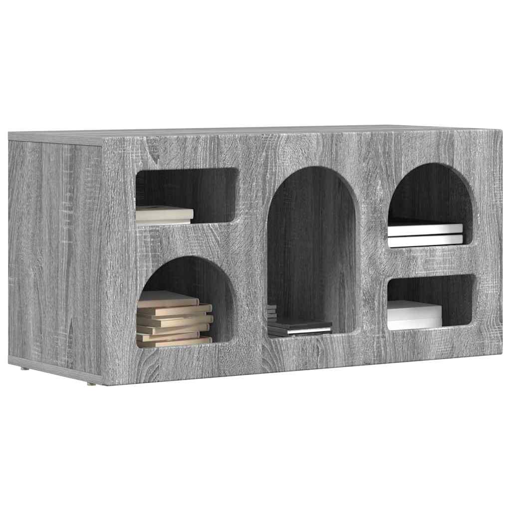 vidaXL Mueble de TV Gris Sonoma 80 x 35 x 40 cm Madera de ingeniería - Image 3