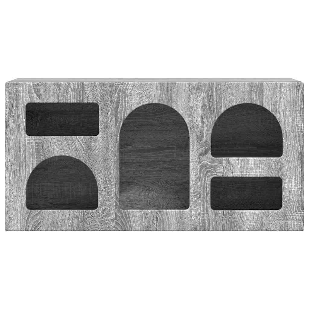 vidaXL Mueble de TV Gris Sonoma 80 x 35 x 40 cm Madera de ingeniería - Image 5