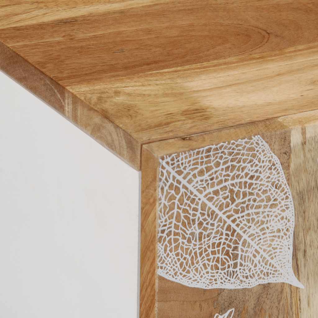 vidaXL Waschbeckenunterschrank 62x33x58 cm Massivholz Mango - Image 6