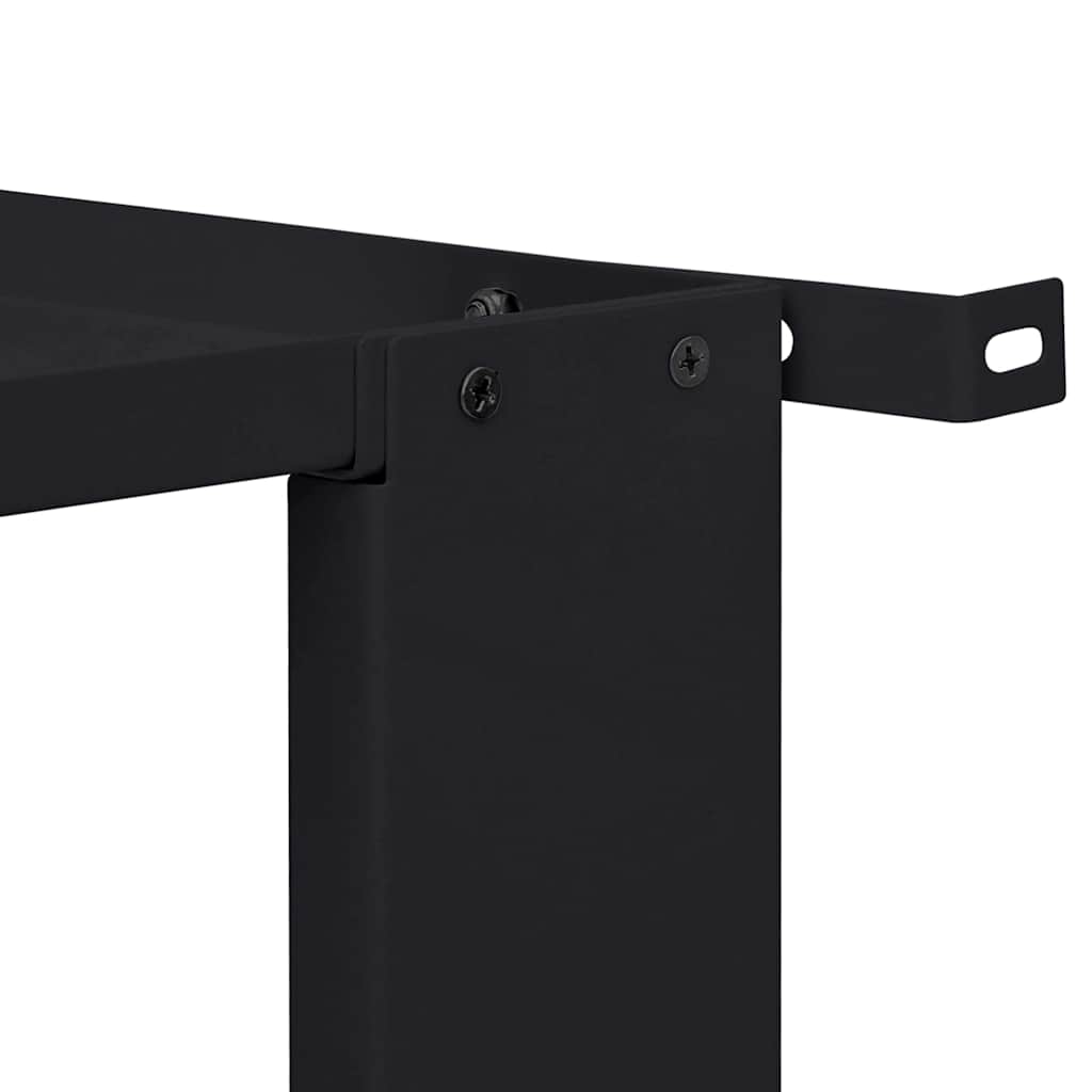 vidaXL Waschmaschinen-Podest 2 pcs Schwarz 64 x 55 x 32,5 cm Stahl - Image 5