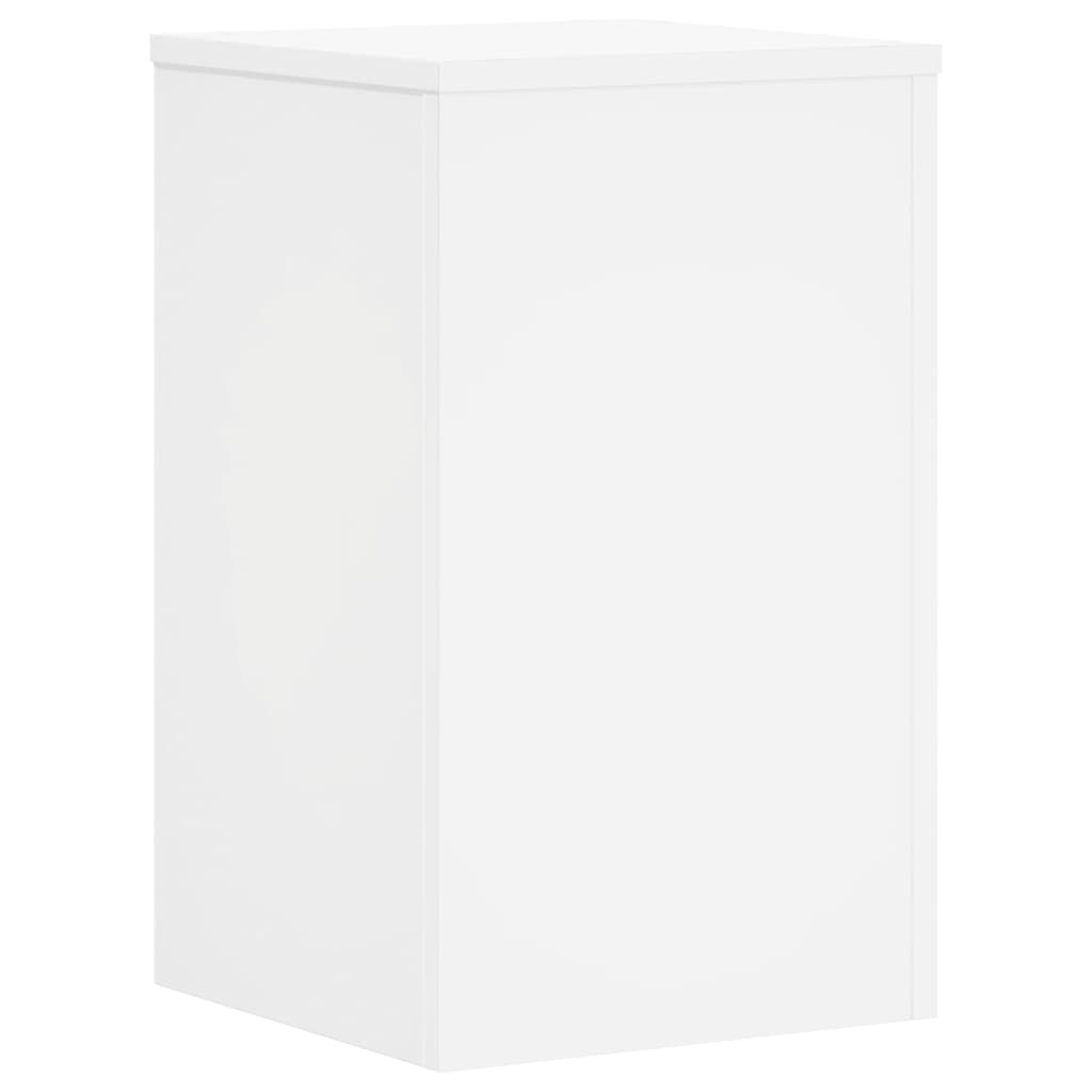 vidaXL Pflanzenständer 2 Stk. Weiß 30x30x50 cm Holzwerkstoff - Image 4