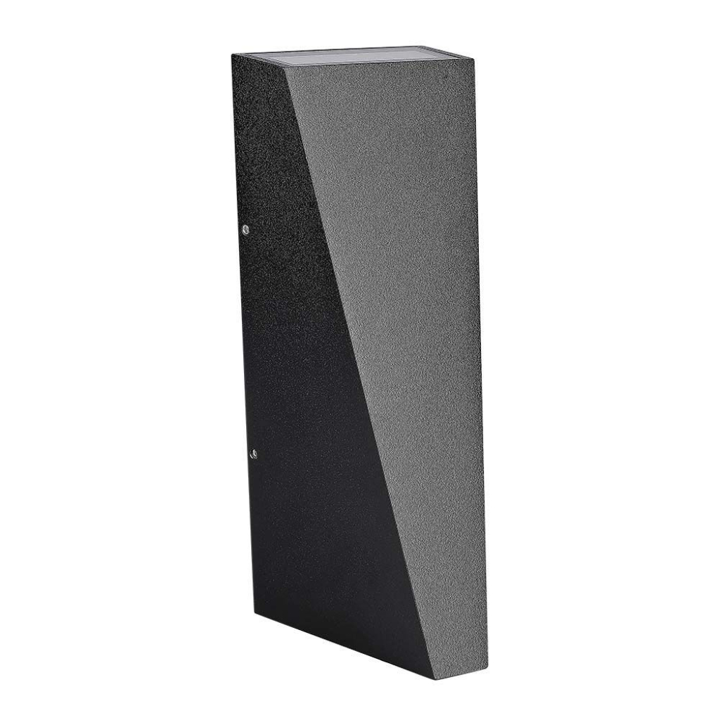 4w Led Wall Light Black Body Ip65 3000k