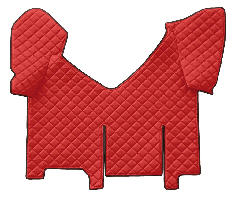 Tappeto Centrale In Skeentex - Rosso - Compatibile Per Iveco Stralis (08/02>12/12) Automatico, Cabina Larga, Frigo Scorrevole - Iveco Stralis (07/12>