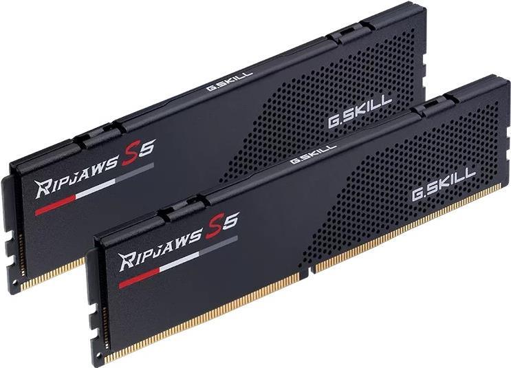 G.skill Ripjaws S5 - Ddr5 - Kit - 32gb: 2 X 16gb - Dimm 288-Pin Low Profile - 6800 Mhz / Pc5-54400 - Cl34 - ON-Die Ecc - Mattschwarz (f5-6800j3445g16