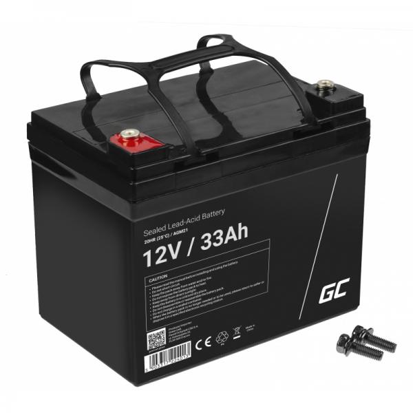 Green Cell Agm21 Batteria Ups Acido Piombo [vrla] 12 V 33 Ah (green Cell - UpS-Batteri - Sealed Lead)