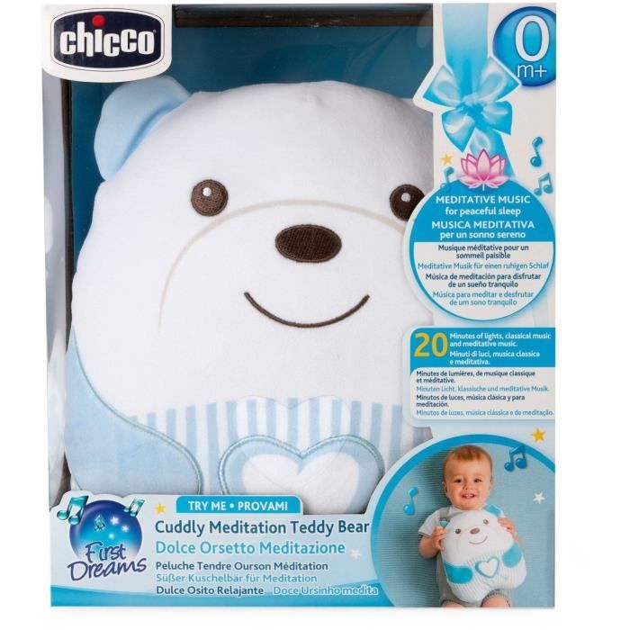 Orsetto Di Peluche Morbido - Chicco - Blu - Dalla Nascita - Image 5