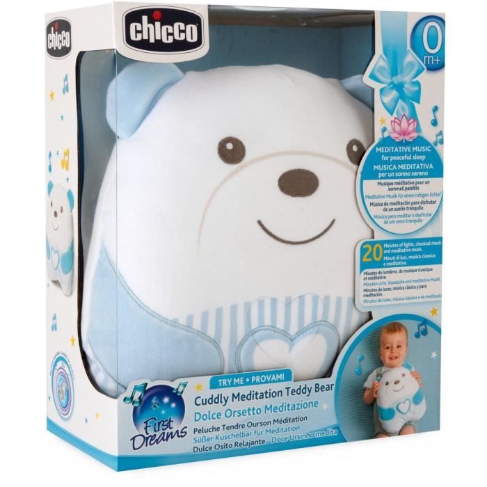Orsetto Di Peluche Morbido - Chicco - Blu - Dalla Nascita - Image 4