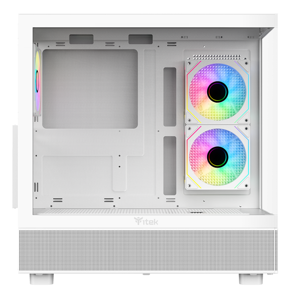 Itek Case Showbui 42w, Gaming Tower, Atx, 3x12cm Argb Fan, 2xusb3, TypE-C, Side Front Panel Temp - Image 3