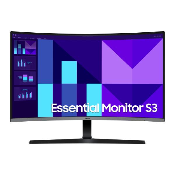 Samsung Monitor Curvo 32 Lcd Va 16:9 Fhd 4ms 250 Cdm 100hz, Hdmi, Multimediale, S3 S32d396