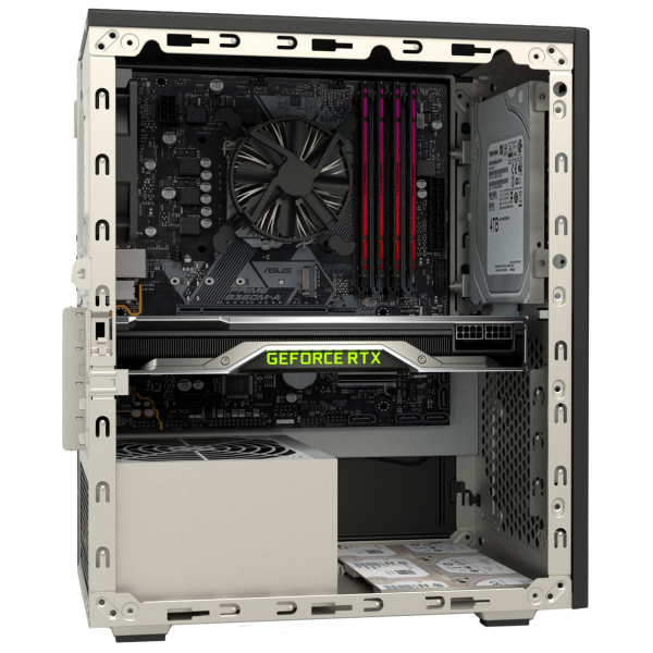 Itek Case SmallcoM-P - Mini Tower, Matx, Usb3, 2xusb2, TypE-C, Mesh - Image 3