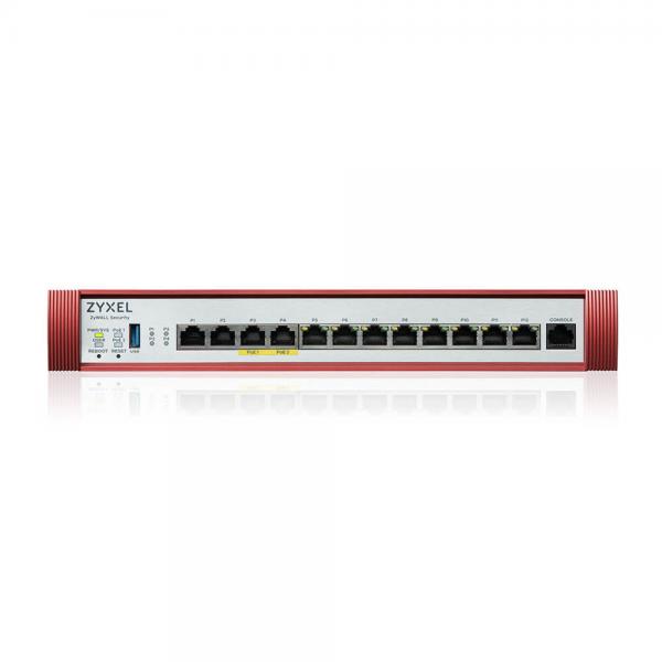Zyxelfirewall Cons. 300 Utenti, Banda Fino A 10gb, 2p2,5gbpoe+2p2,5gb+8pgb Lan/wan, Rack