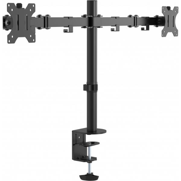Vision VfM-Dpd2b Supporti A Parete Per Tv 68,6 Cm [27] Scrivania Nero (monitor Desk Post Mount - Fits Display 13 To 27 With Vesa Sizes 75 X 75 Or 100
