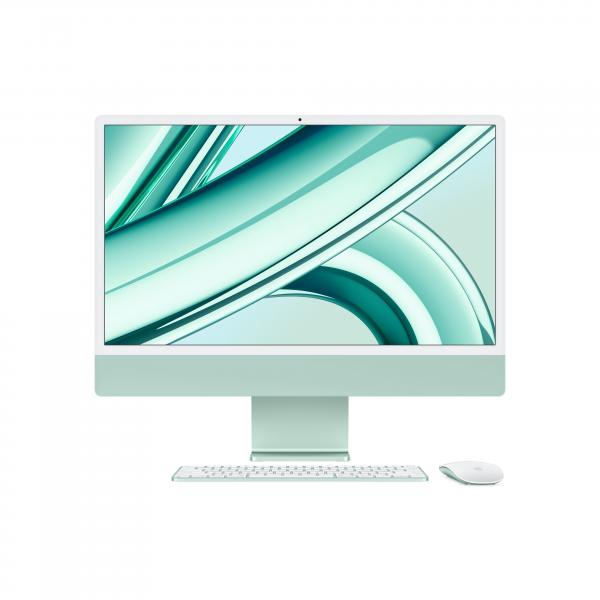 Apple Imac Con Retina 24'' Display 4.5k M3 Chip Con 8-Core Cpu E 10-Core Gpu, 512gb Ssd - Verde (imac 24 2023 M3/8gb/512gb 10c Gpu/green)