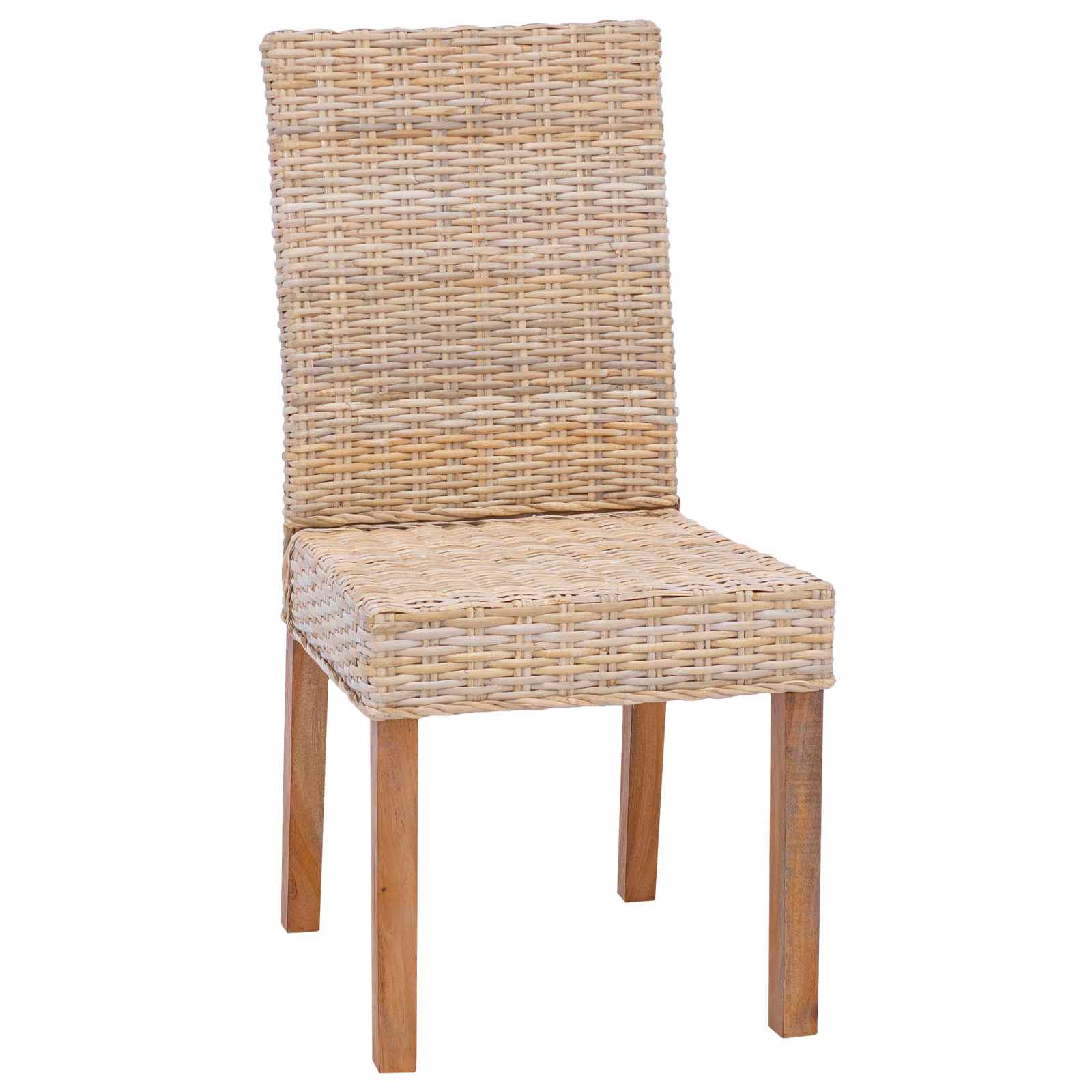 Sedia Da Pranzo 2 Pcs Naturale 45 X 54 X 93 cm - Image 4