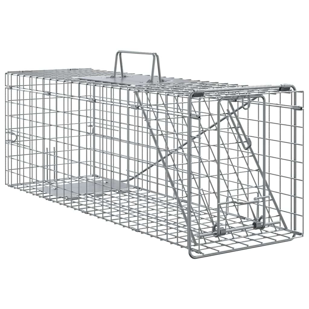 Trappola Per Animali Antracite 61 X 20 X 21.5 Cm Acciaio