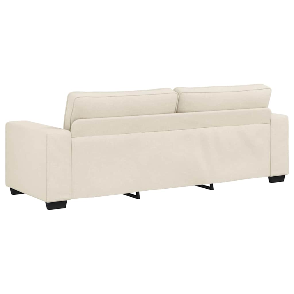 § Divano § Con Cuscino Con Cuscino Beige 221 X 77 X 82 Cm Tela - Image 6