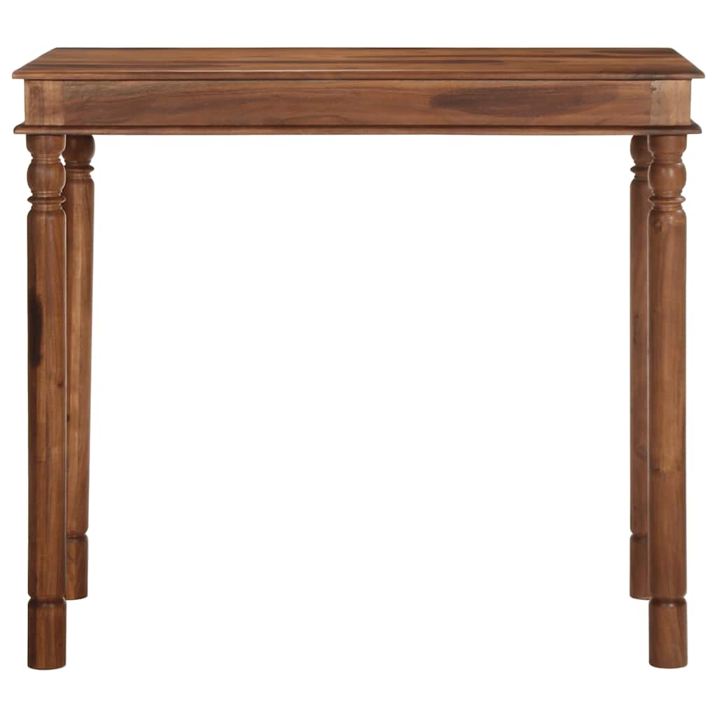 Tavolo Da Bar 120x60x107 Cm In Legno Massello Di Acacia