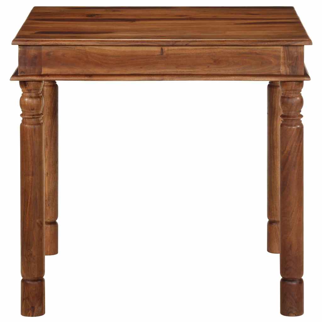 Tavolo Da Pranzo 80x80x77 Cm Legno Massello Di Acacia