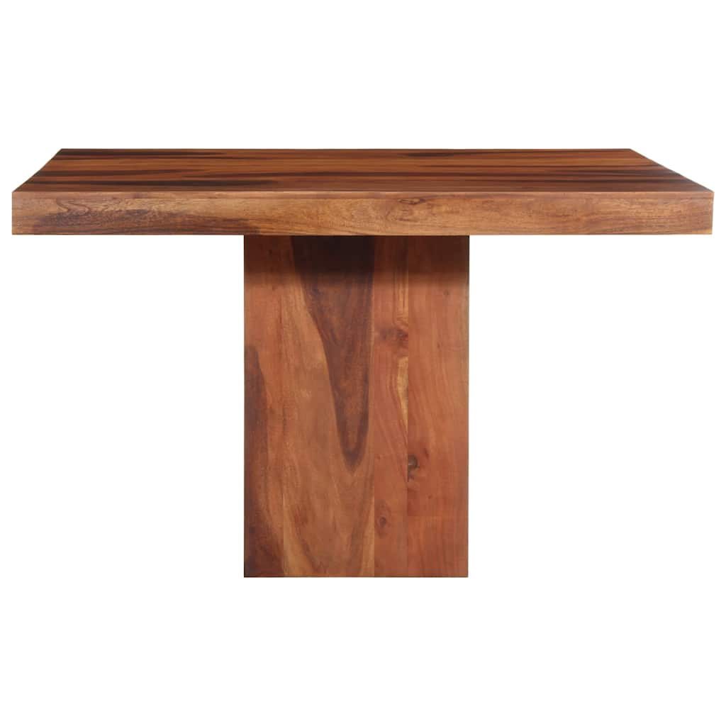 Tavolo Da Pranzo 120x120x77 Cm Legno Massello Di Acacia