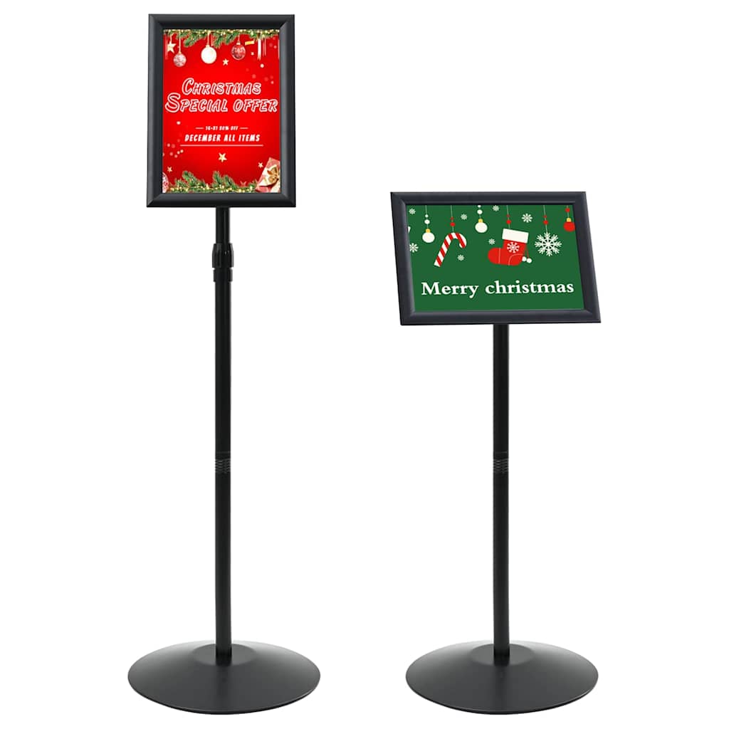 Supporto Poster A Piedistallo Nero A4 Alluminio E Pvc - Image 3