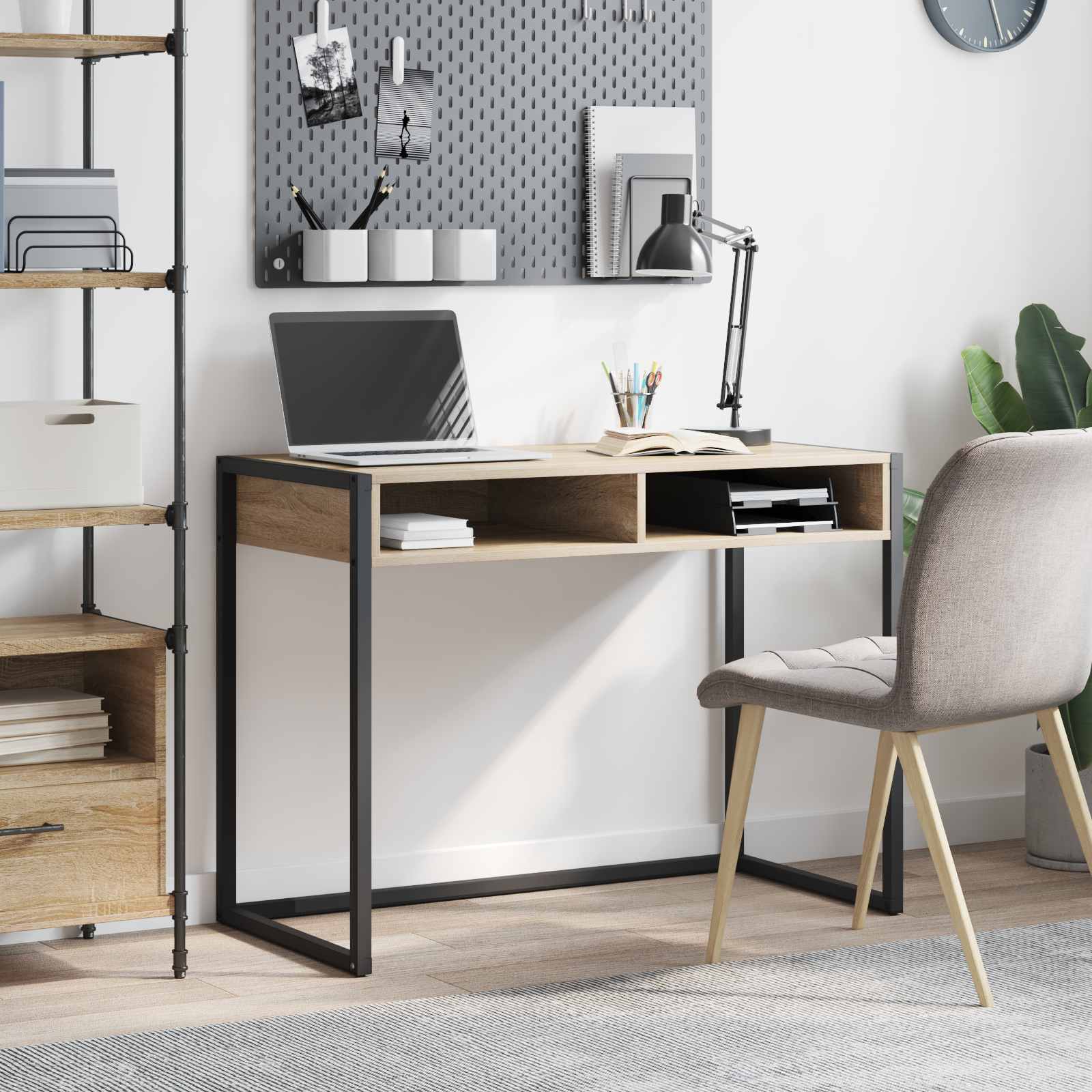 Scrivania Sonoma 100 X 50 X 75 Cm Legno Multistrato