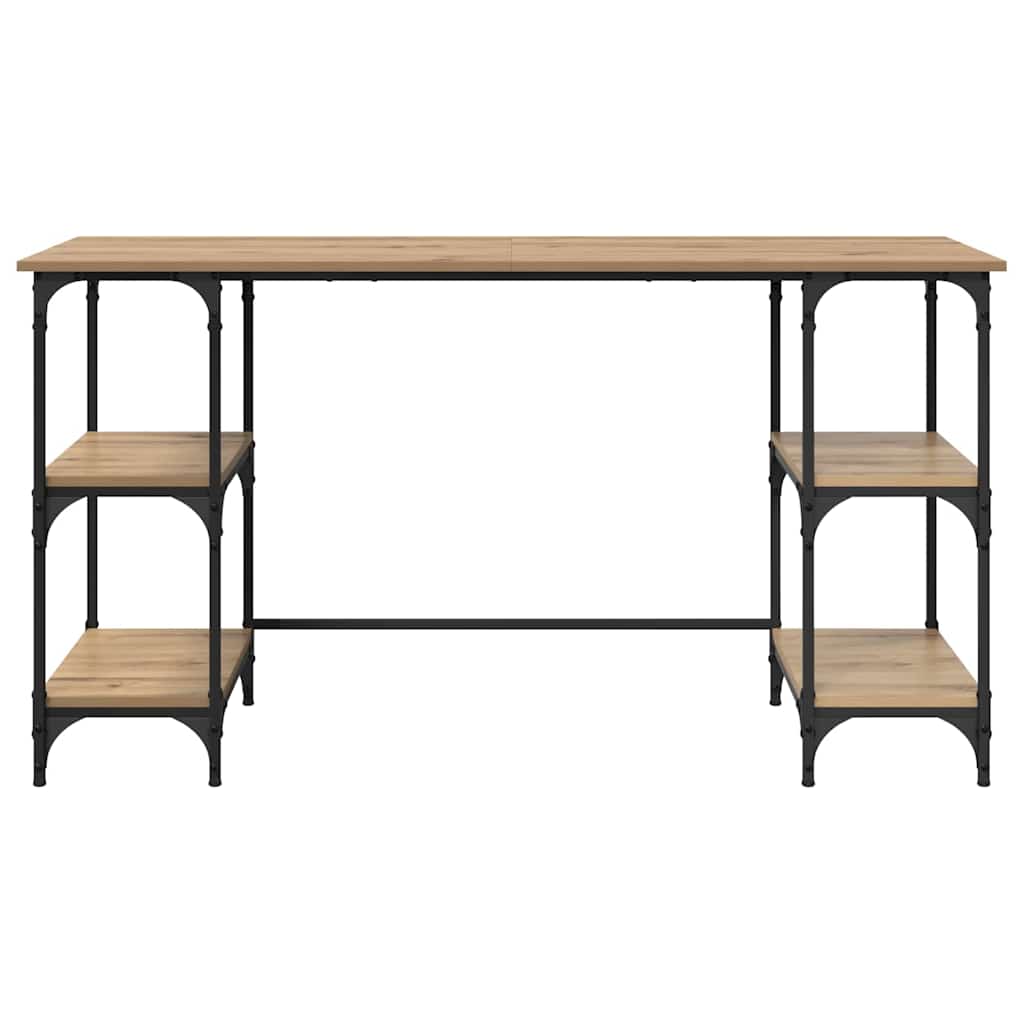 Scrivania Rovere Artigianale 140 X 50 X 75 Cm Legno Multistrato - Image 5