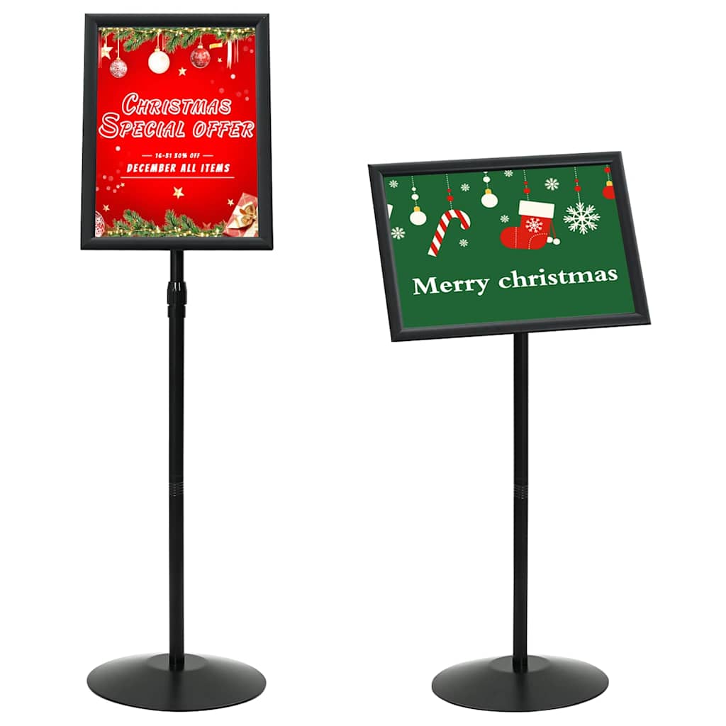 Supporto Poster A Piedistallo Nero A3 Alluminio E Pvc - Image 3