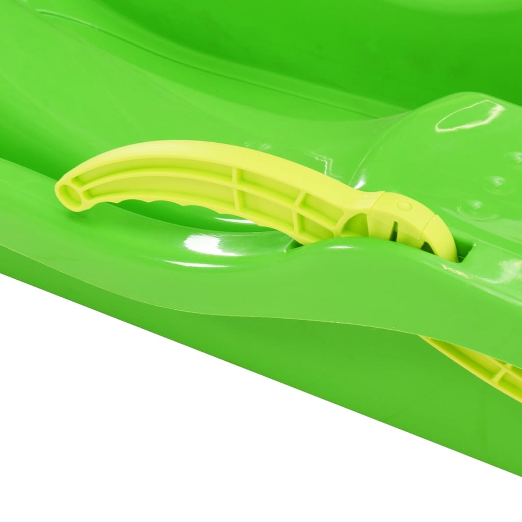 Slittino Con Freni Verde 87x40x18 Cm In Polipropilene - Image 5