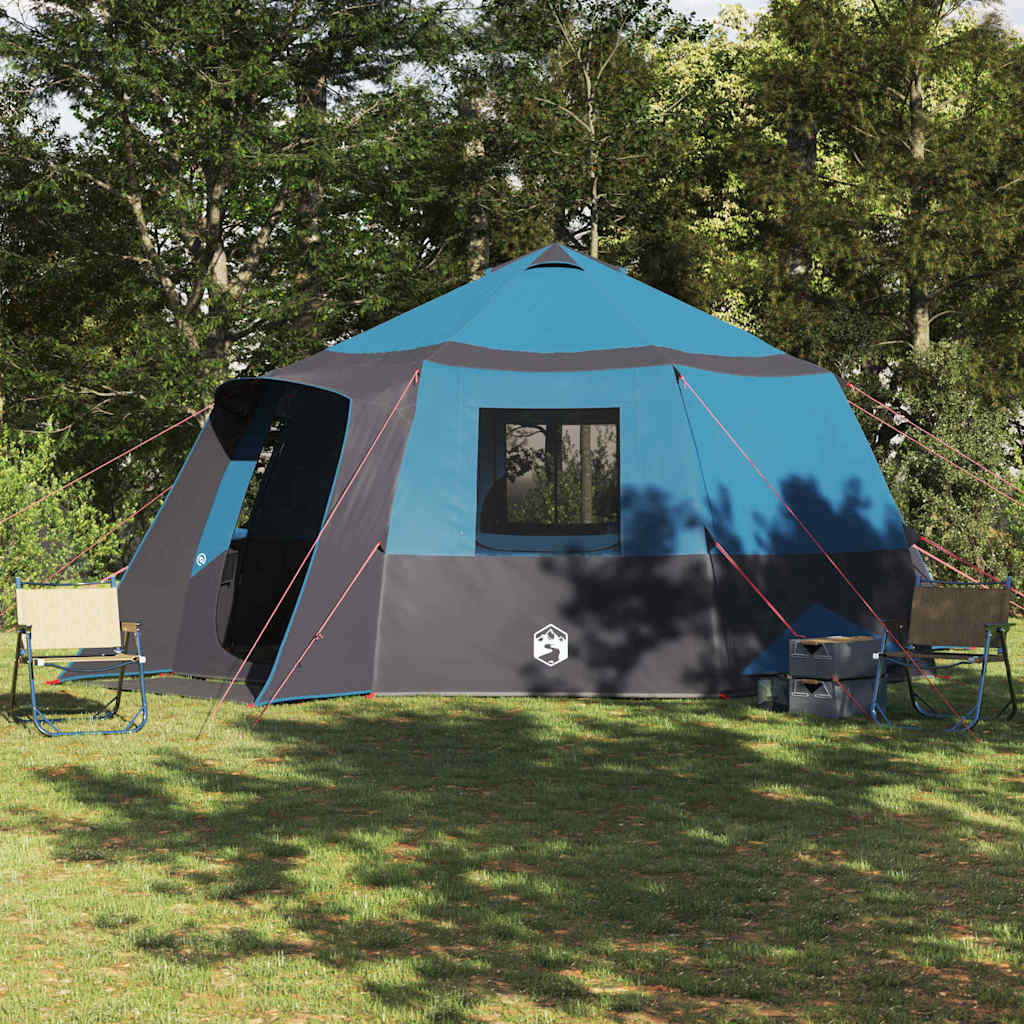 Tenda Capanna Con Tetto Blu E Grigio 500 X 500 X 294 cm