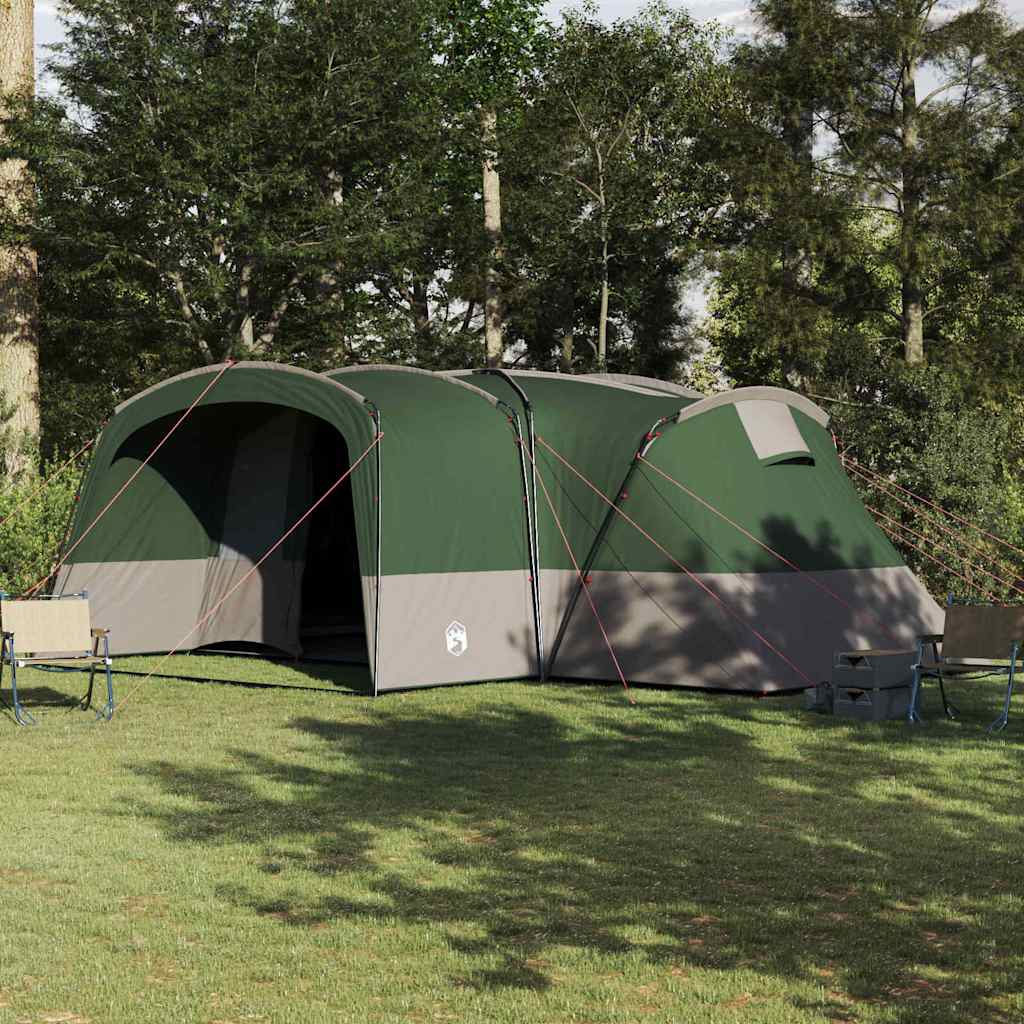 Tenda Familiare Con Tetto Verde E Bianco 760 X 645 X 230 cm