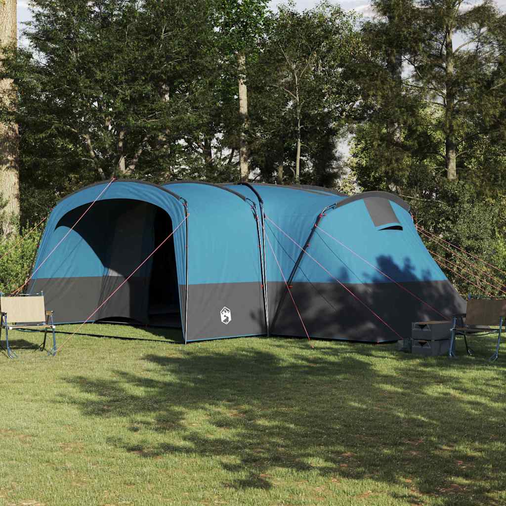 Tenda Familiare Con Tetto Blu E Grigio 760 X 645 X 230 cm