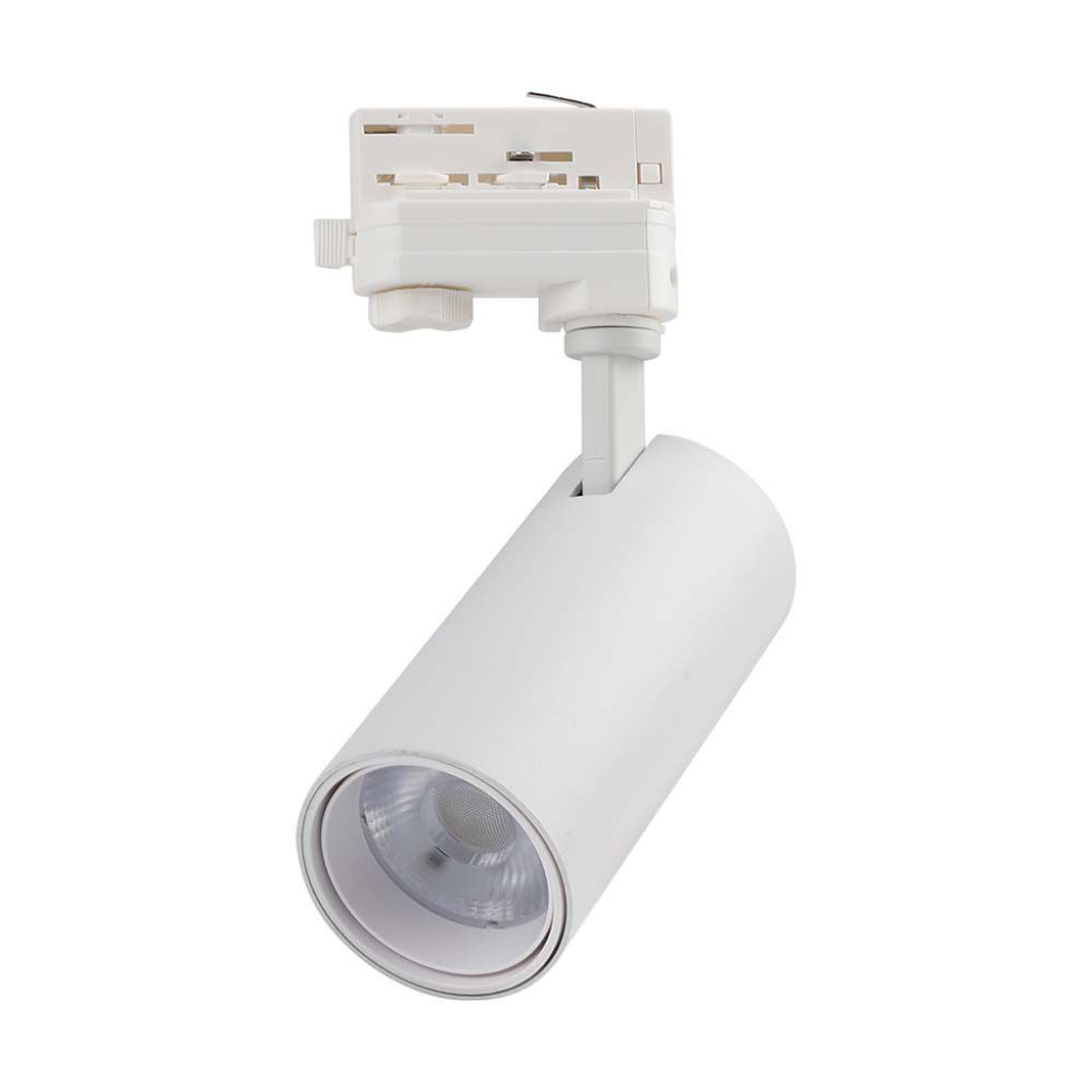 30w Led Cob Tracklight 3in1 White Body