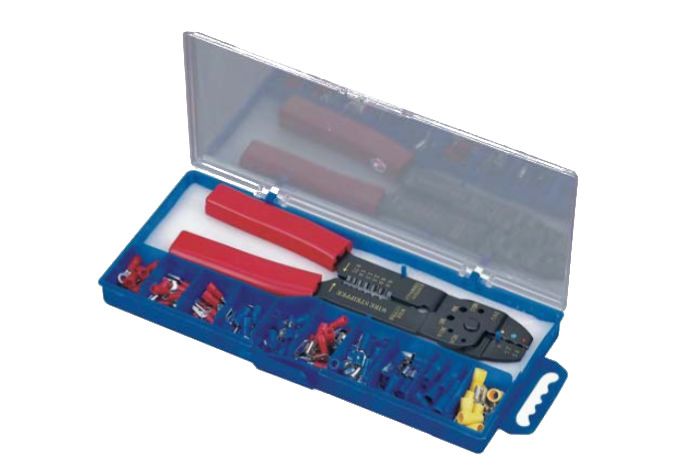 Pinza - Gao - Crimpatura/spelatura - Fornita Con 50 Terminali, Facile Da Maneggiare