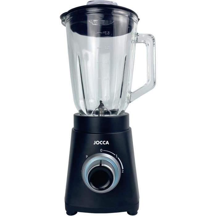 Frullatore - Jocca - 1000 W - Ciotola In Vetro Da 1,5 L - 2 Velocità - Funzione Turbo