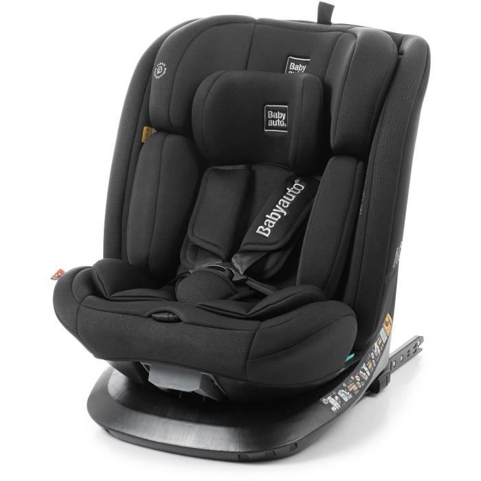 Seggiolino Auto - Babyauto - Across - Gruppo 0/1/2/3 - 40 / 150 Cm - I-Size - Isofix - Girevole - Reclinabile - Riduttore - Nero