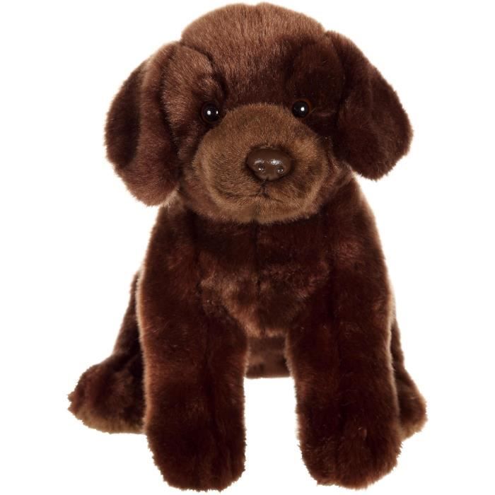 Peluche Cane Labrador Marrone - Gipsy Toys - Seduto, 25 cm