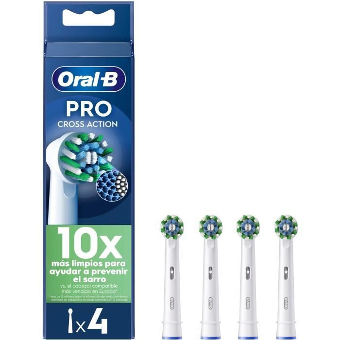 Spazzole - OraL-B - Pro Cross Action - Per Spazzolini Da Denti - 4 Unità