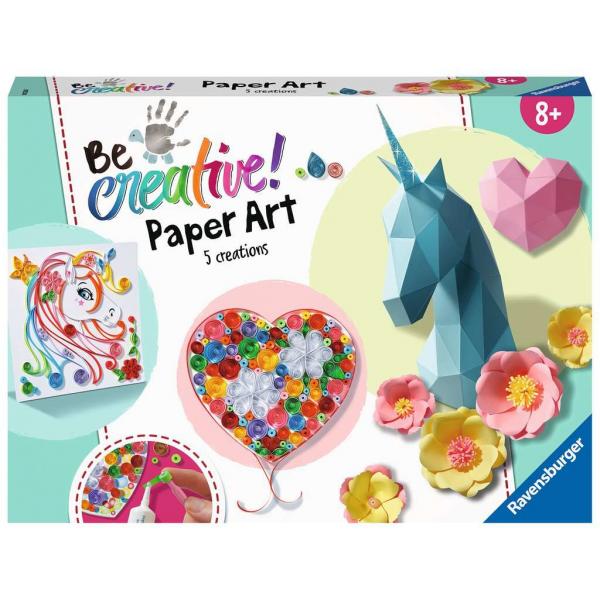Ravensburger - Be Creative - Paper Art Maxi - Da 8 Anni