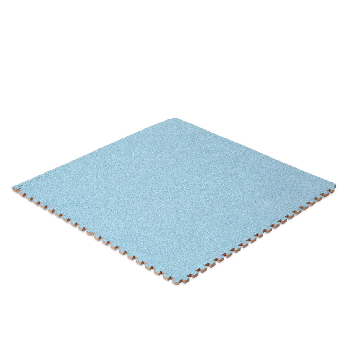 Tappeto Da Gioco 60 X 60 X 1 Cm Azzurro 4 Pezzi
